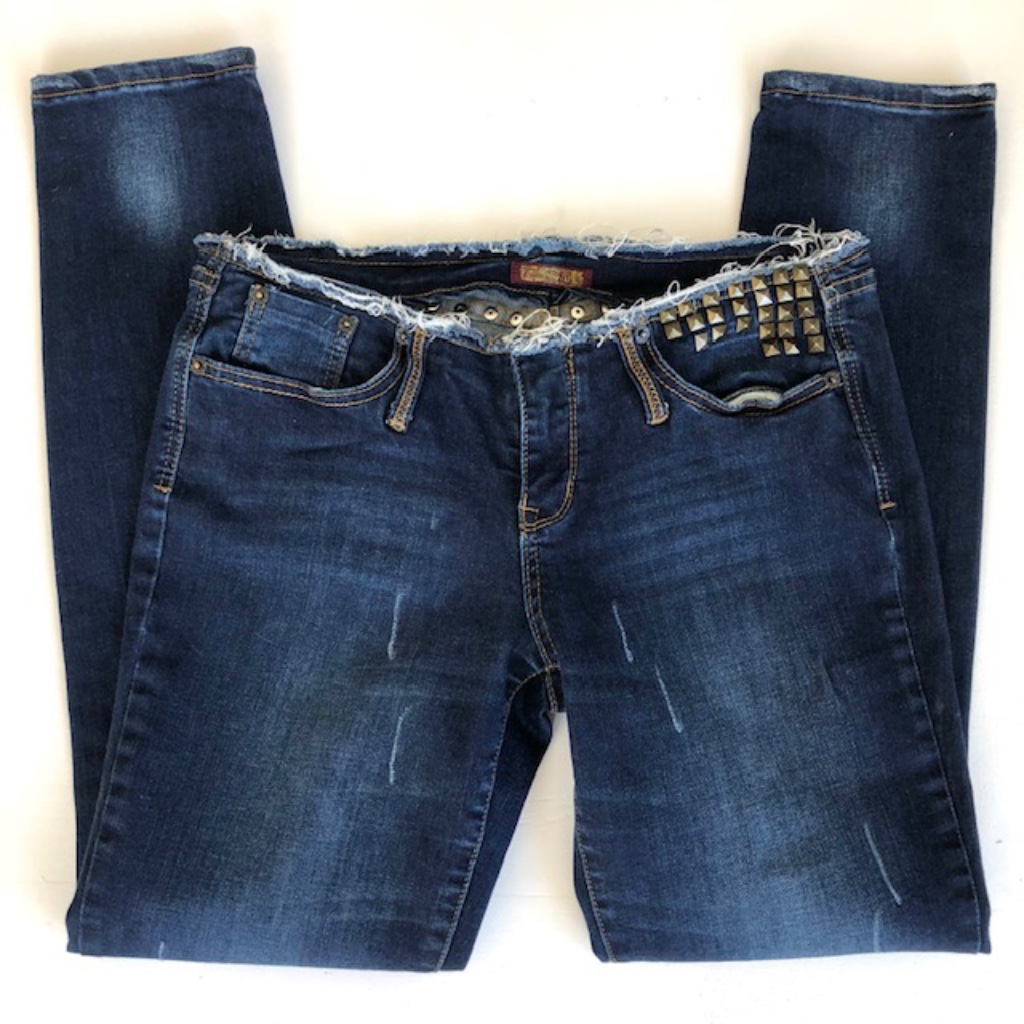 Zd Premium Denim Studded Jeans